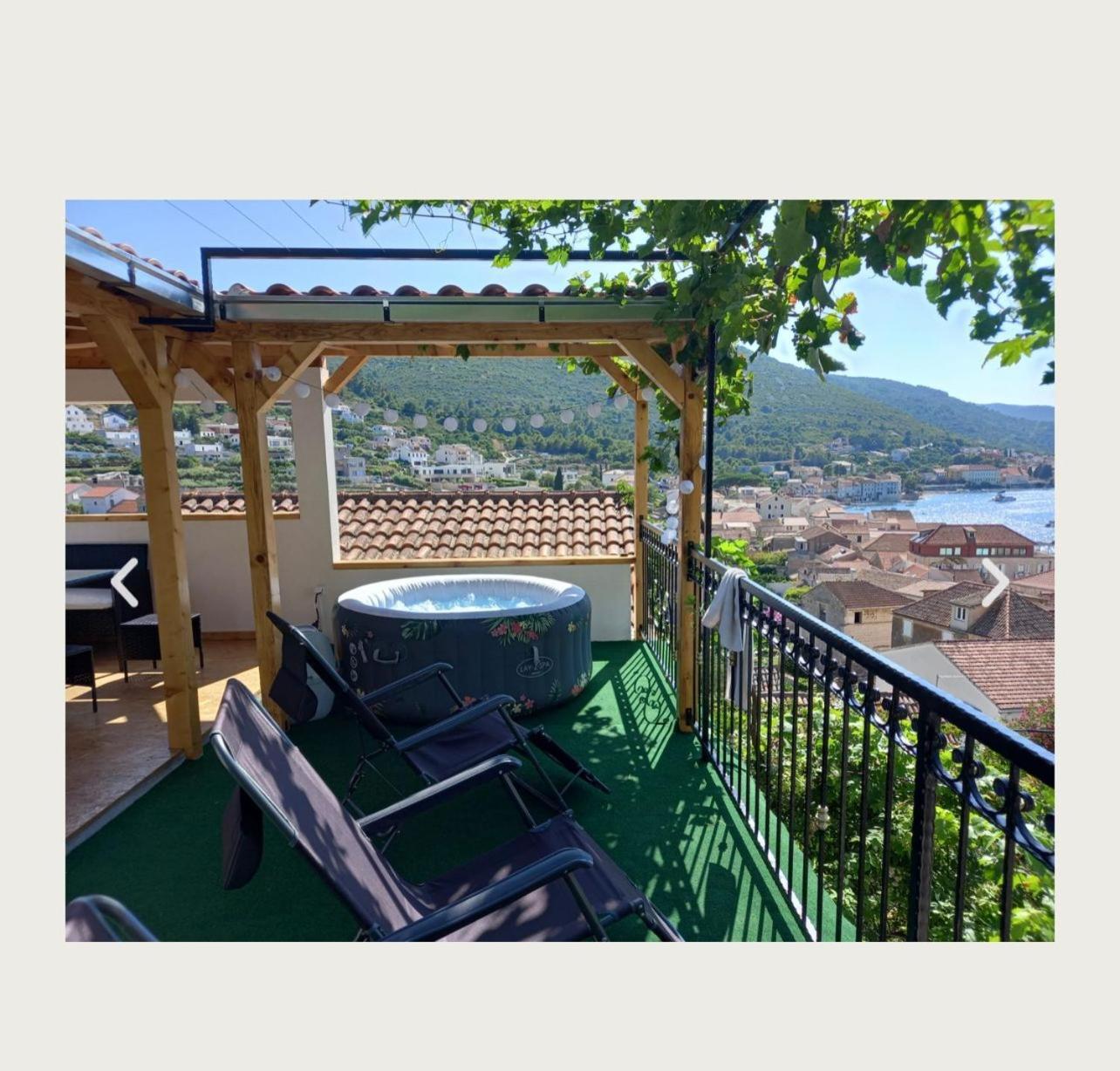 Panoramic View With Jacuzzi Apartment Vis Bagian luar foto