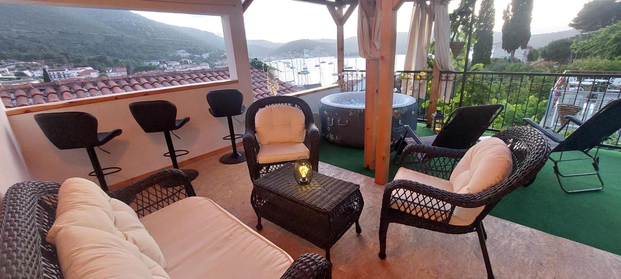 Panoramic View With Jacuzzi Apartment Vis Bagian luar foto