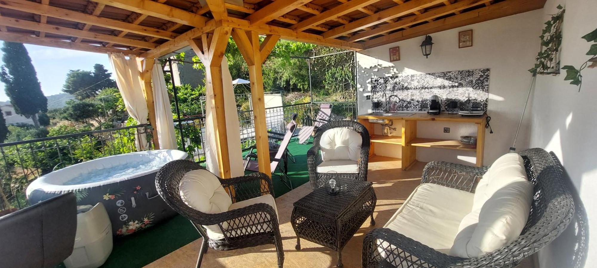 Panoramic View With Jacuzzi Apartment Vis Bagian luar foto